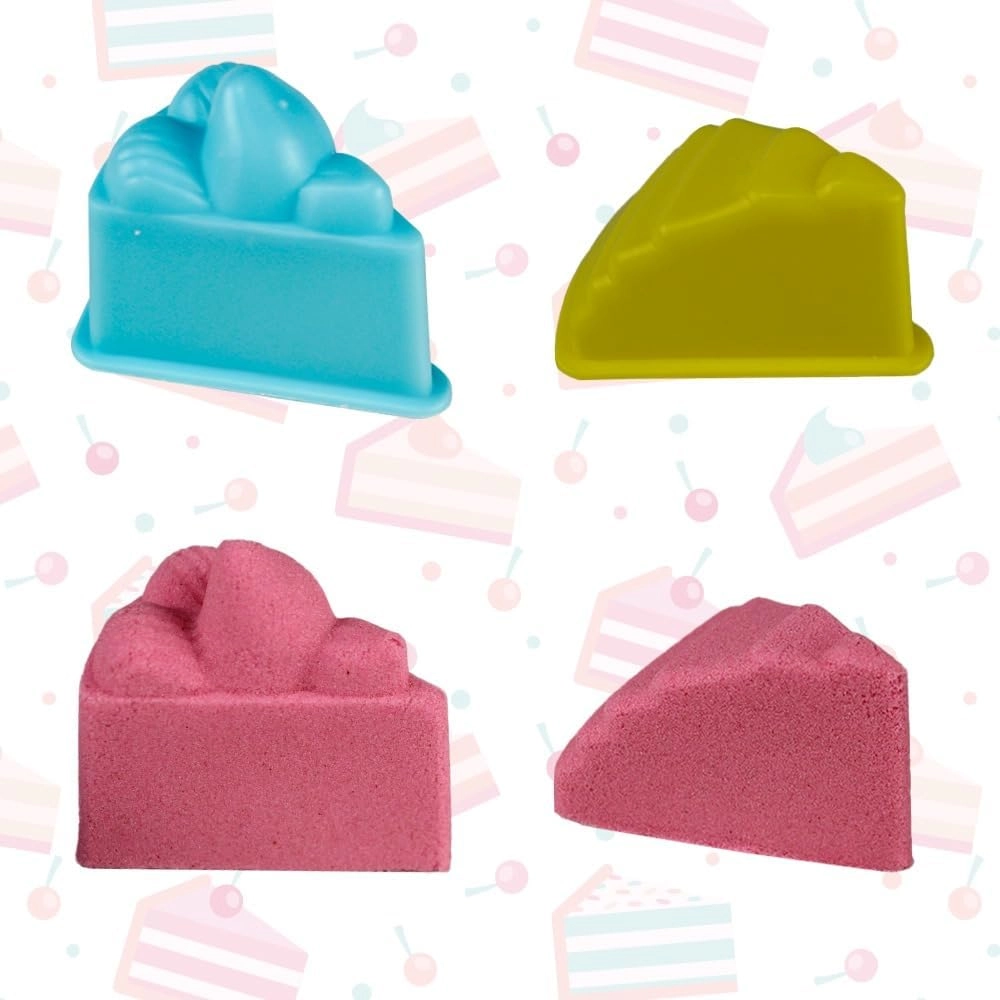 Magical & Moldable Play Sand Set - 3 colors 250 g each 3D shapes