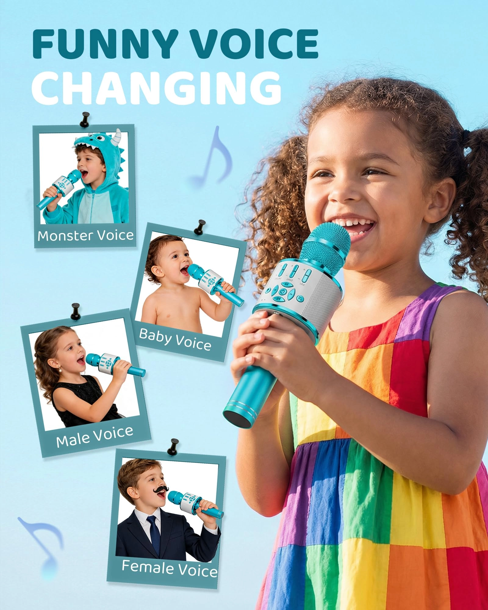 Karaoke Microphone - Handheld Bluetooth