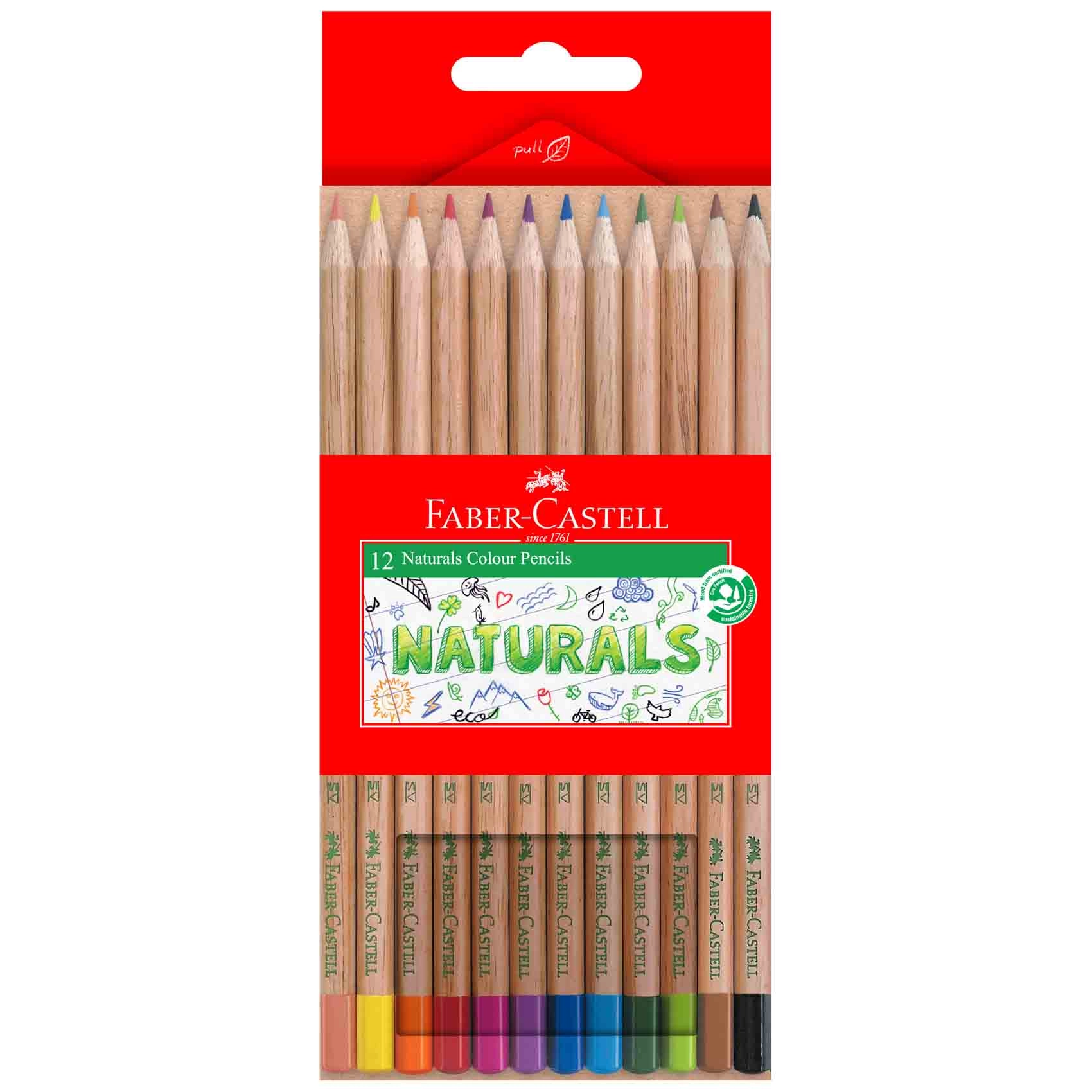 Naturals Colour Pencils - 12 Colours