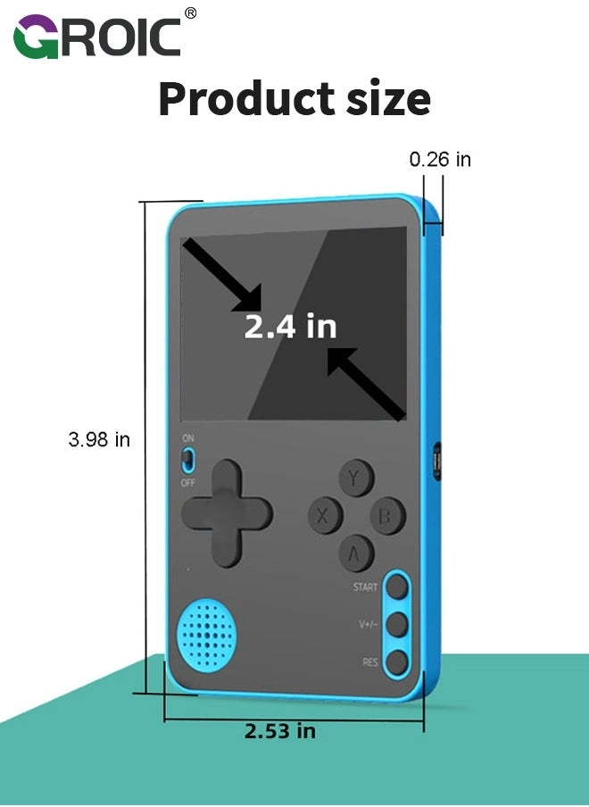 Handheld Gaming Console - 500 games 2.5 Inch Screen blue