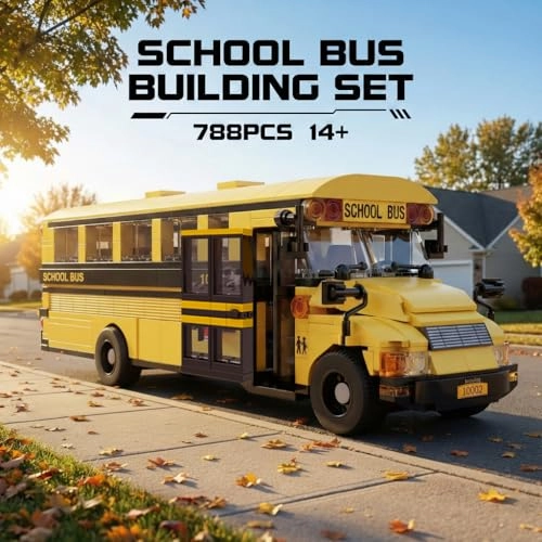 School Bus Building Set (HK01-0098-10002)