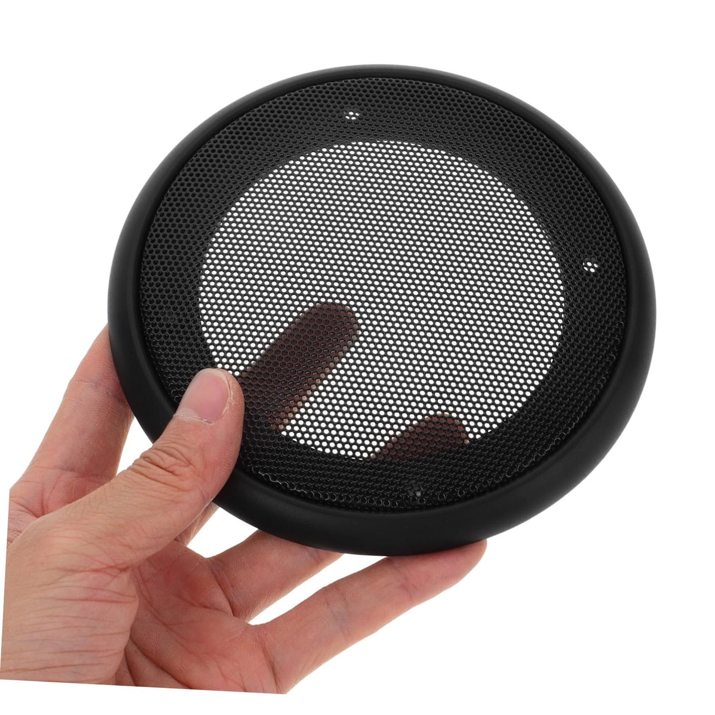 Car Subwoofer Speaker Grill Covers - 2 Pcs Black Mesh Design