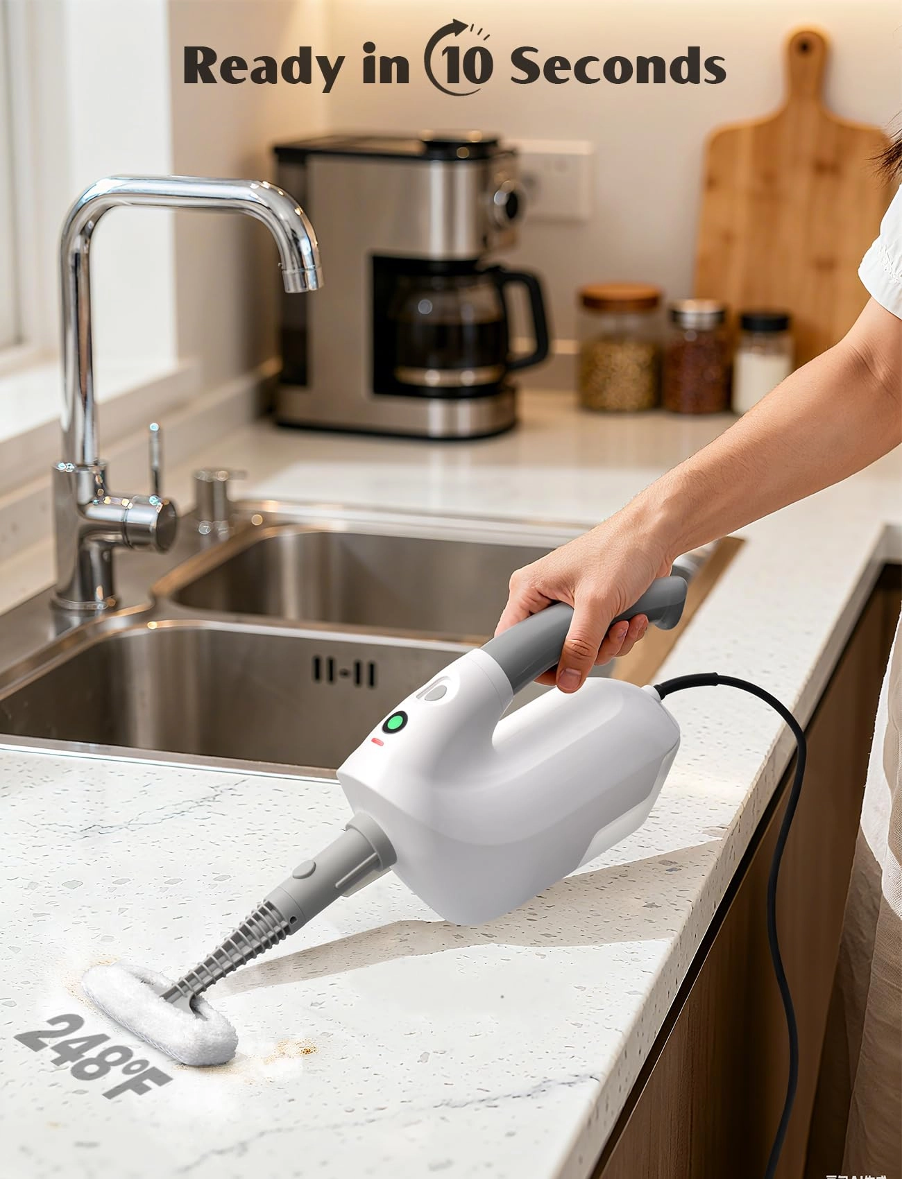 10-in-1 Steam Mop - 350ml