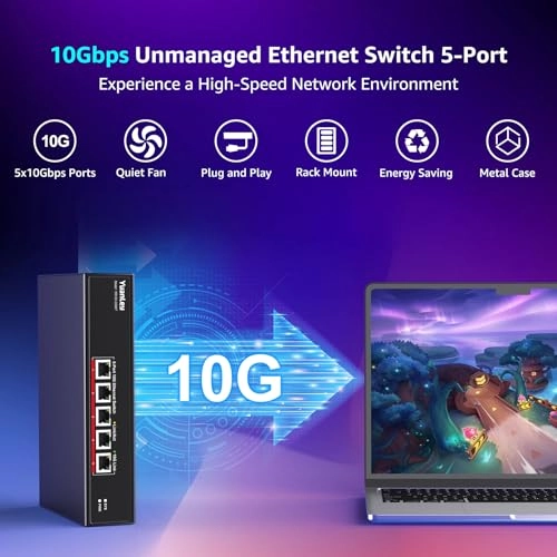 5 Port 10G Switch 5-ports