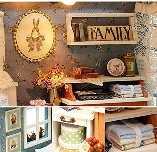 Domantic And Cute Dollhouse Miniature Diy House Kit - Romantic Forest Time 1: 24