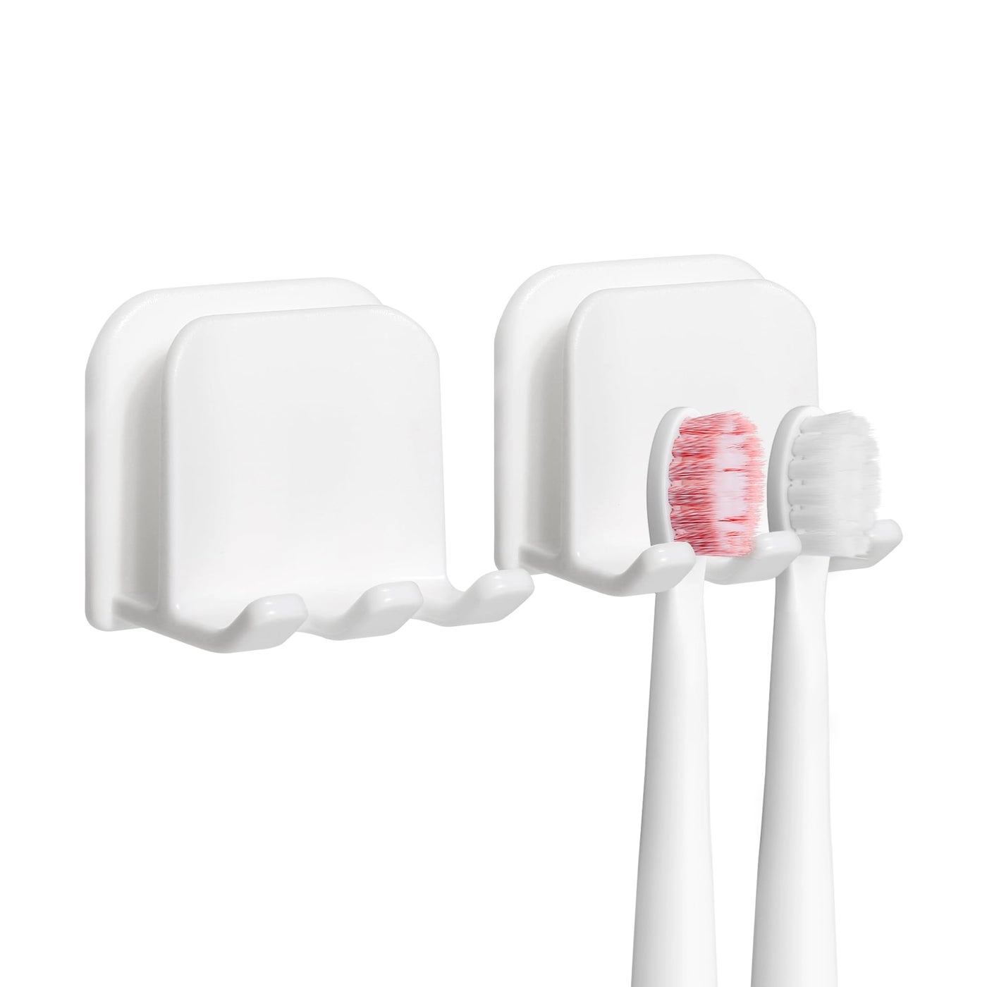 Moodefing Toothbrush Holder - Self-Adhesive Waterproof Set
