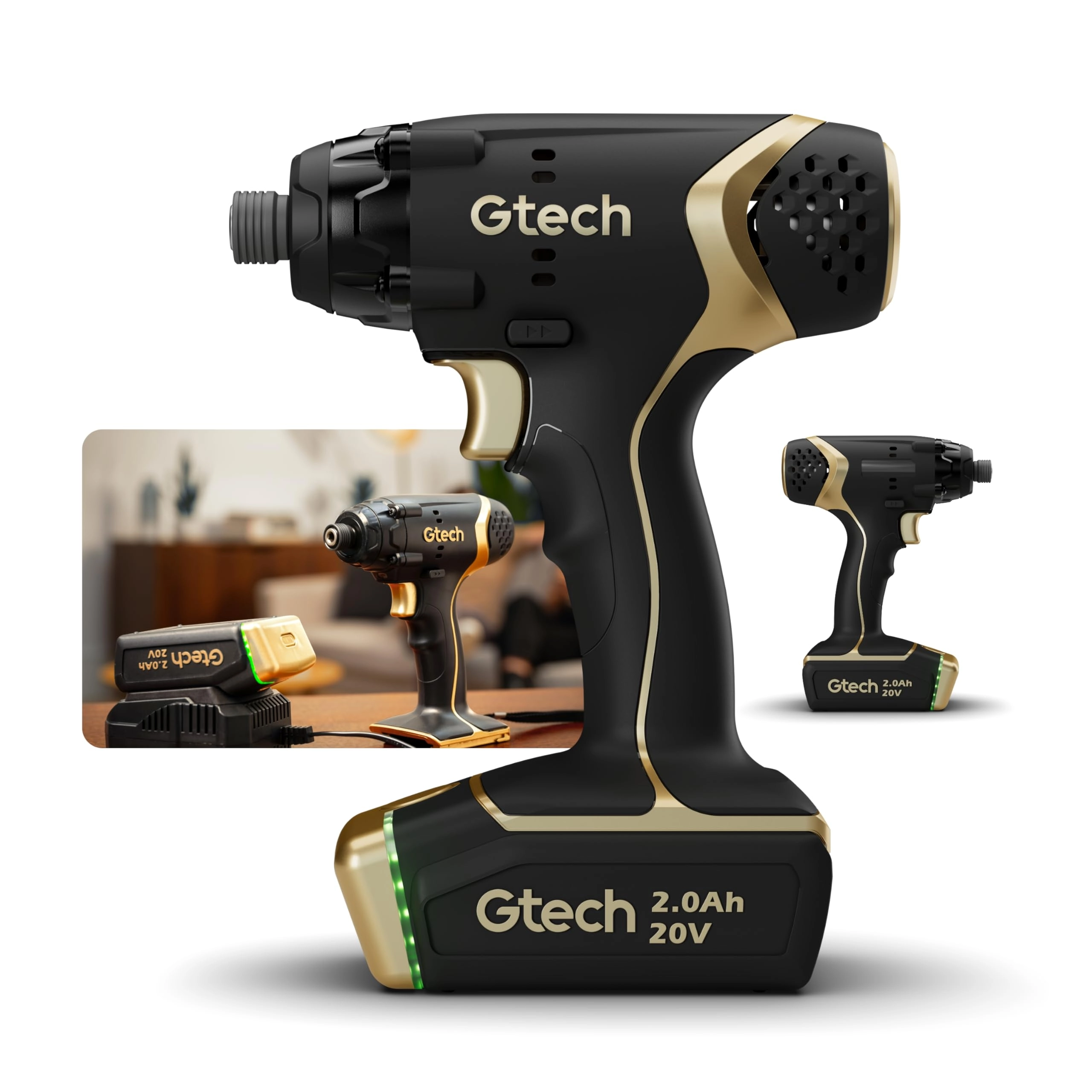 G-Technology Impact Driver - 20 Volts + Battery Charger
