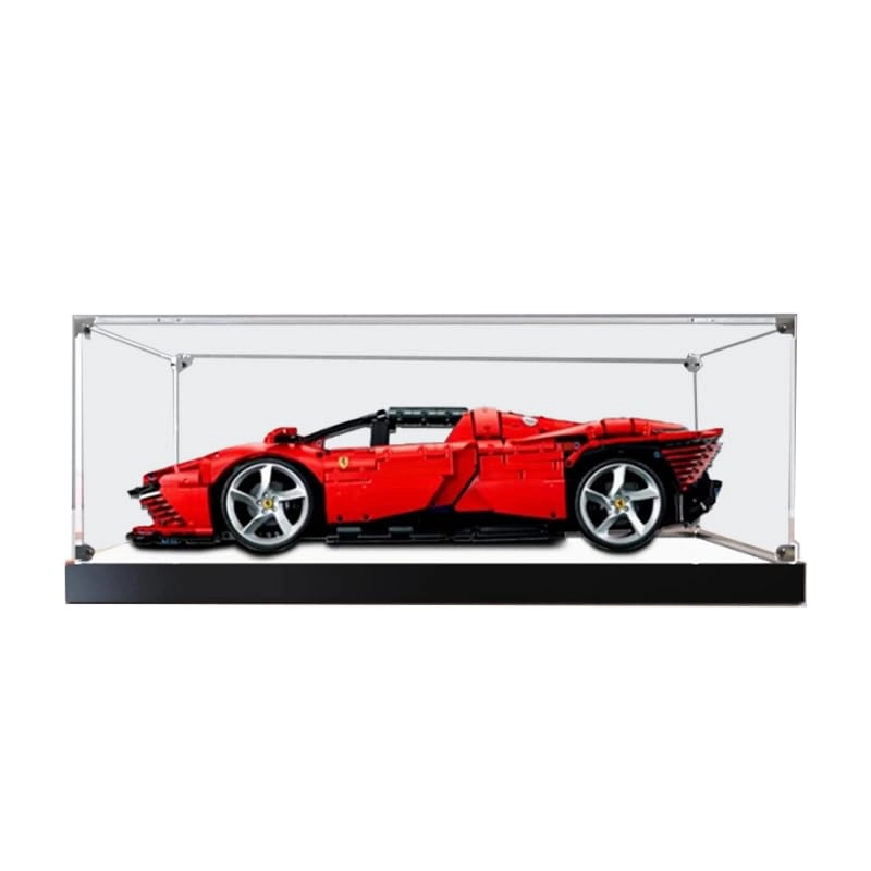 HCAEIOFJ Display Case (42143) - Acrylic Black Bottom