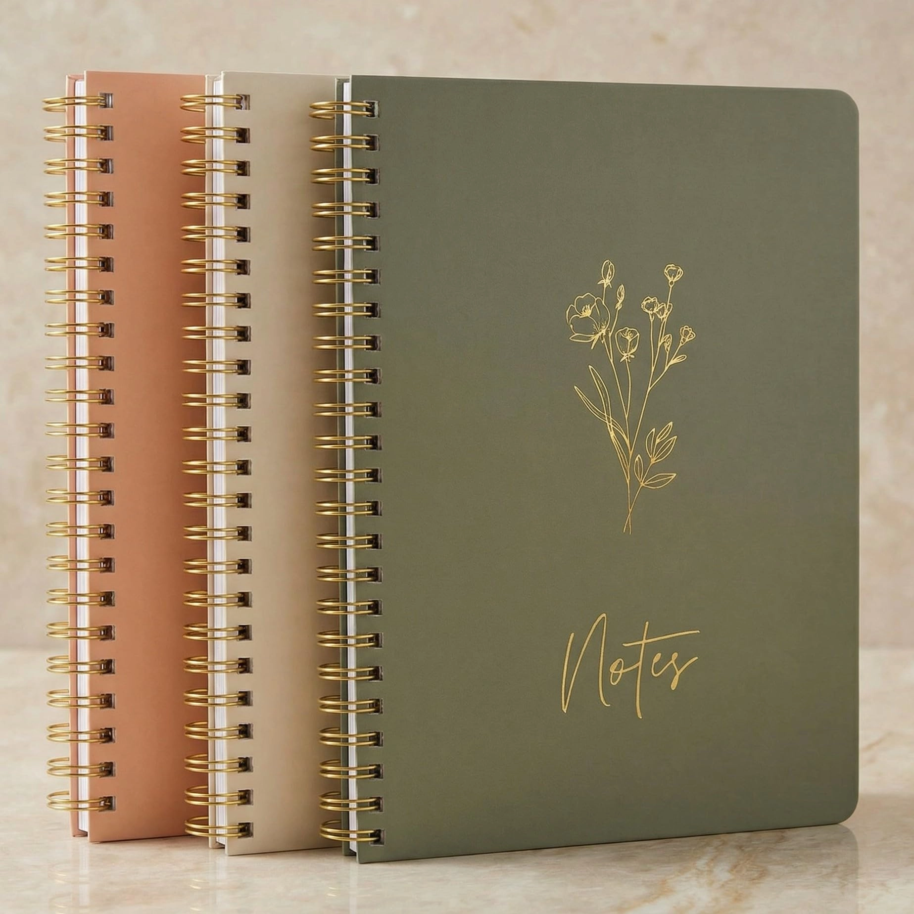 Aesthetic Spiral Notebook Large Spiral - Lined 100 Pages
