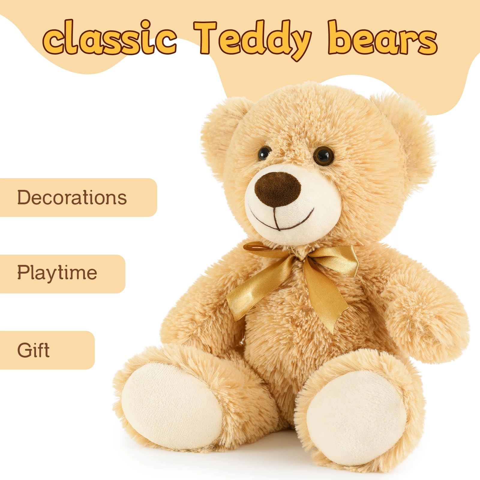 Teddy Bear - 13.5" 3 Count