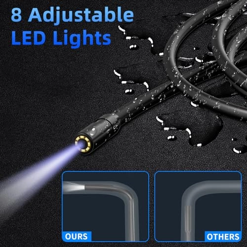 Endoscope Inspection Camera - 4.3-inch LCD 16.5ft 1080P