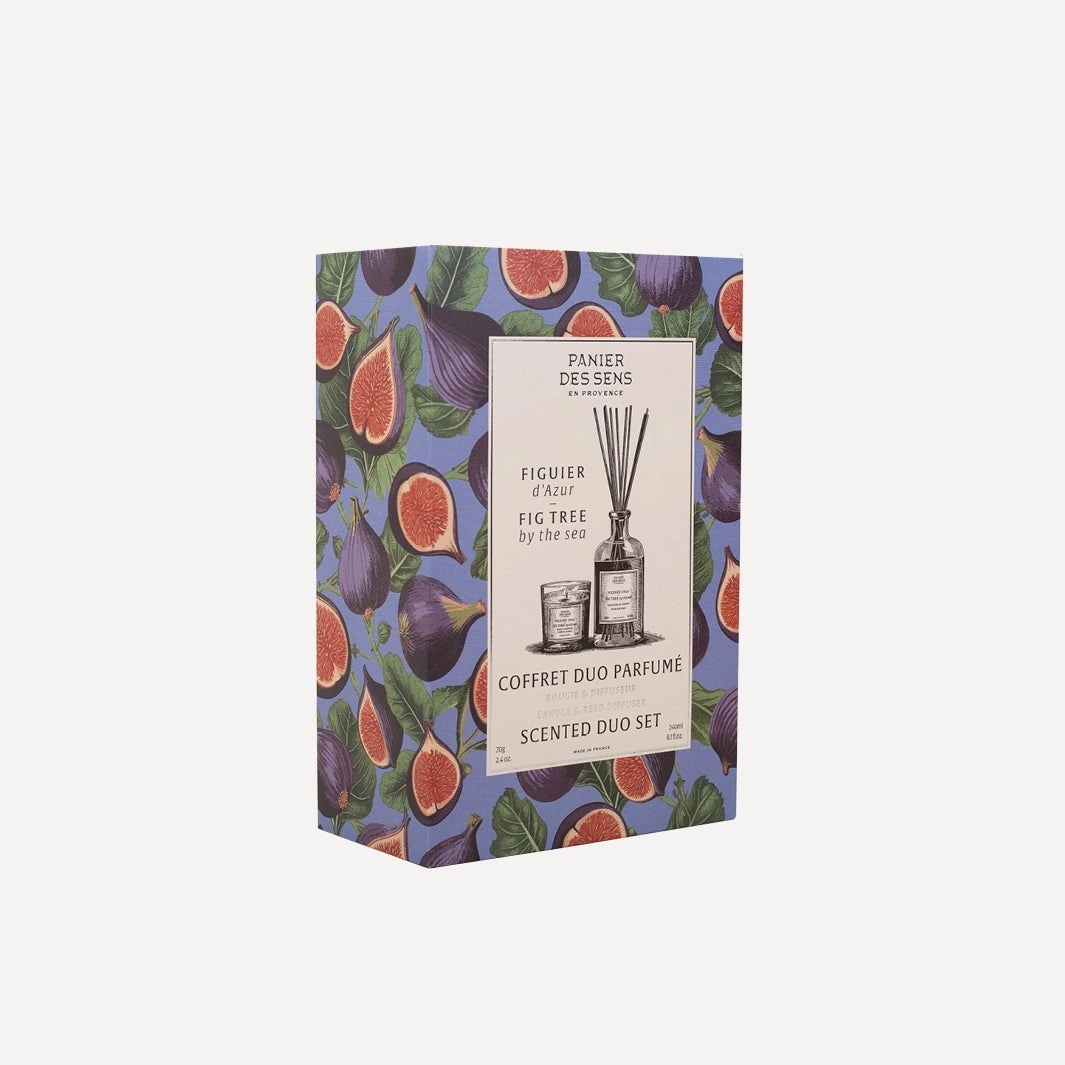 Scented candle + Fragrance diffuser - Figuier d'Azur