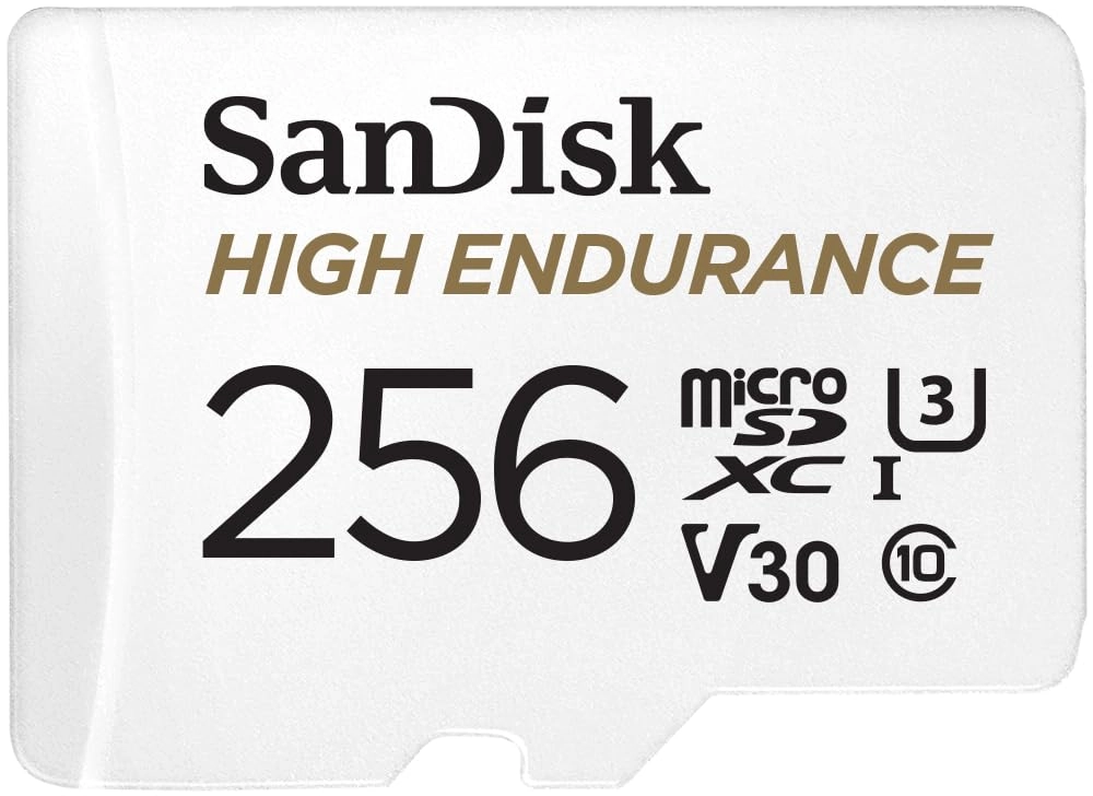 SanDisk High Endurance microSDXC U3 V30 Class 10 256GB