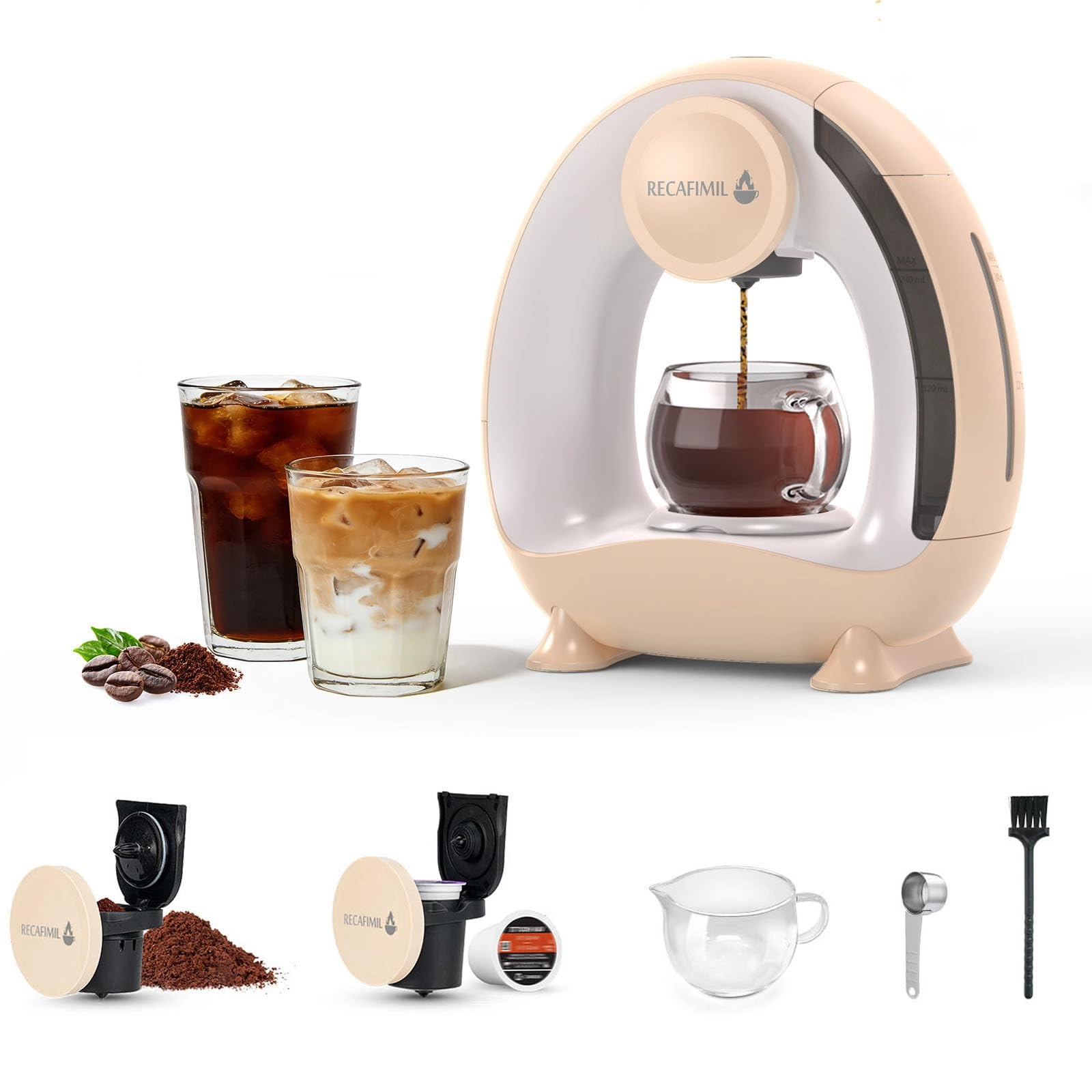 MINI Q - 2-in-1 K-Cup Compatible 8oz