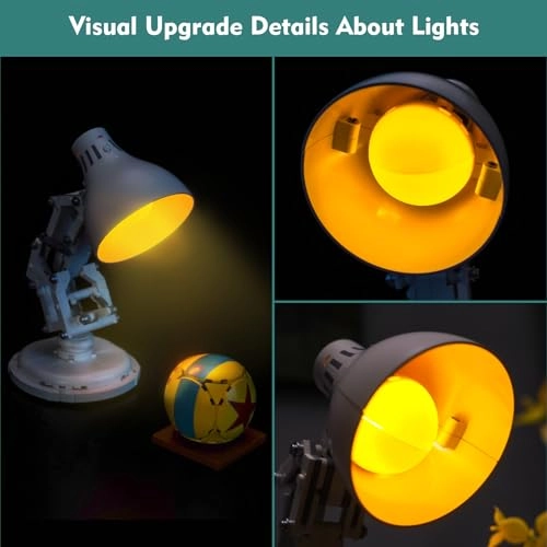 Light kit Compatible with LEGO 21357 Pixar Luxo Jr. Lamp - Plastic Pixar less than 5V
