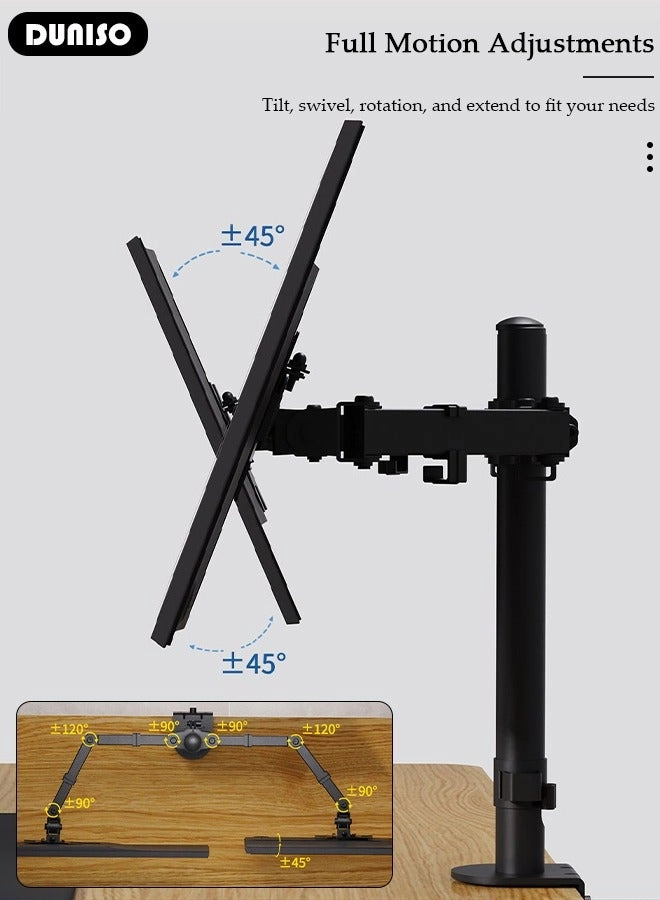 Dual Monitor Arm - 2 13-27 inch 75x75 mm 100x100 mm