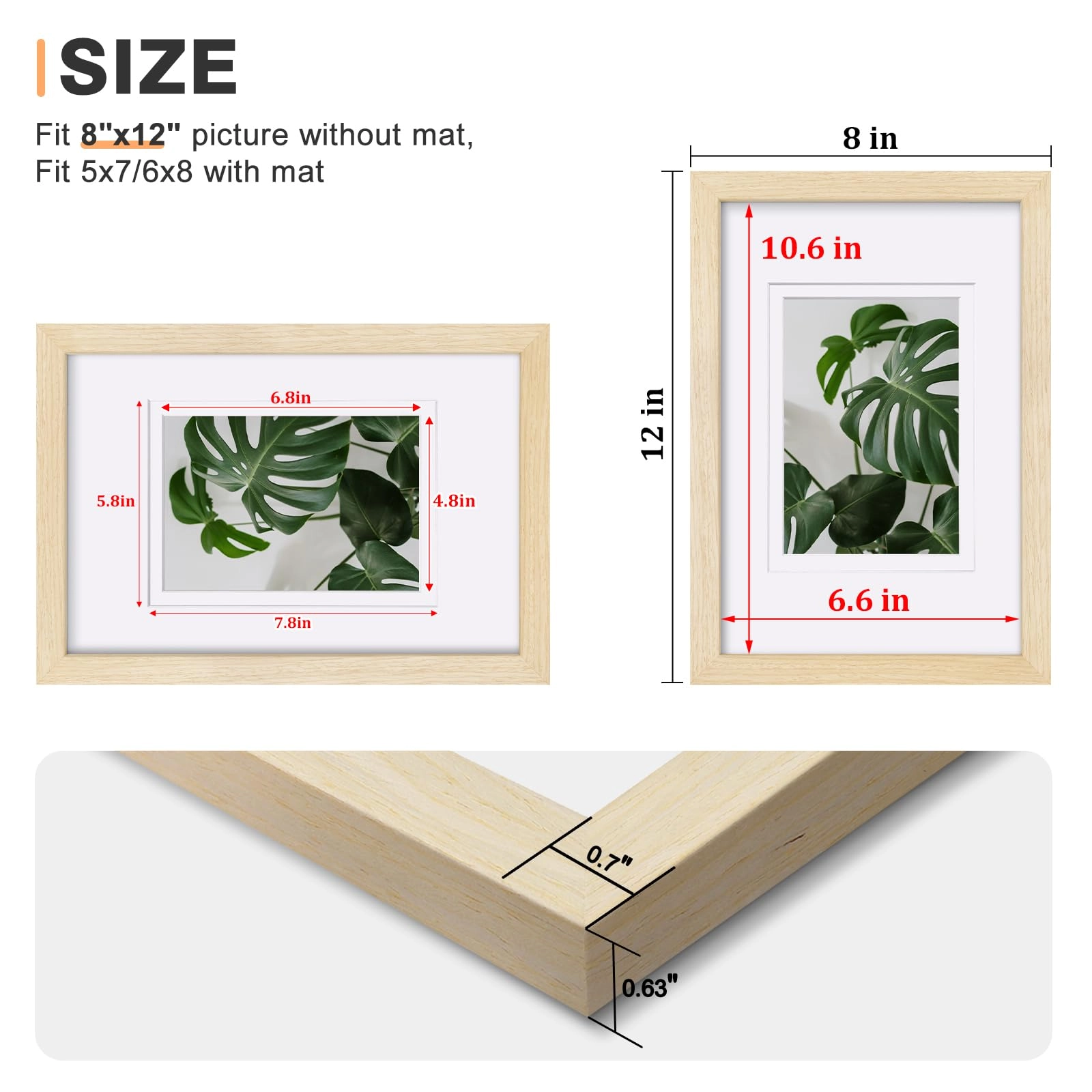 8x12 Picture Frames