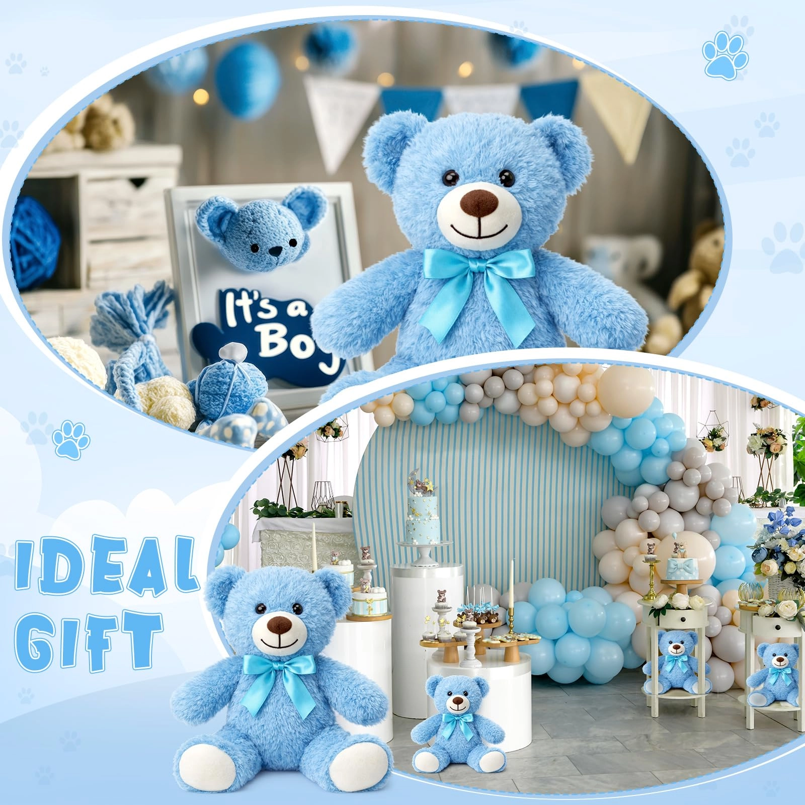 Teddy Bears - 35 cm 4 Pack