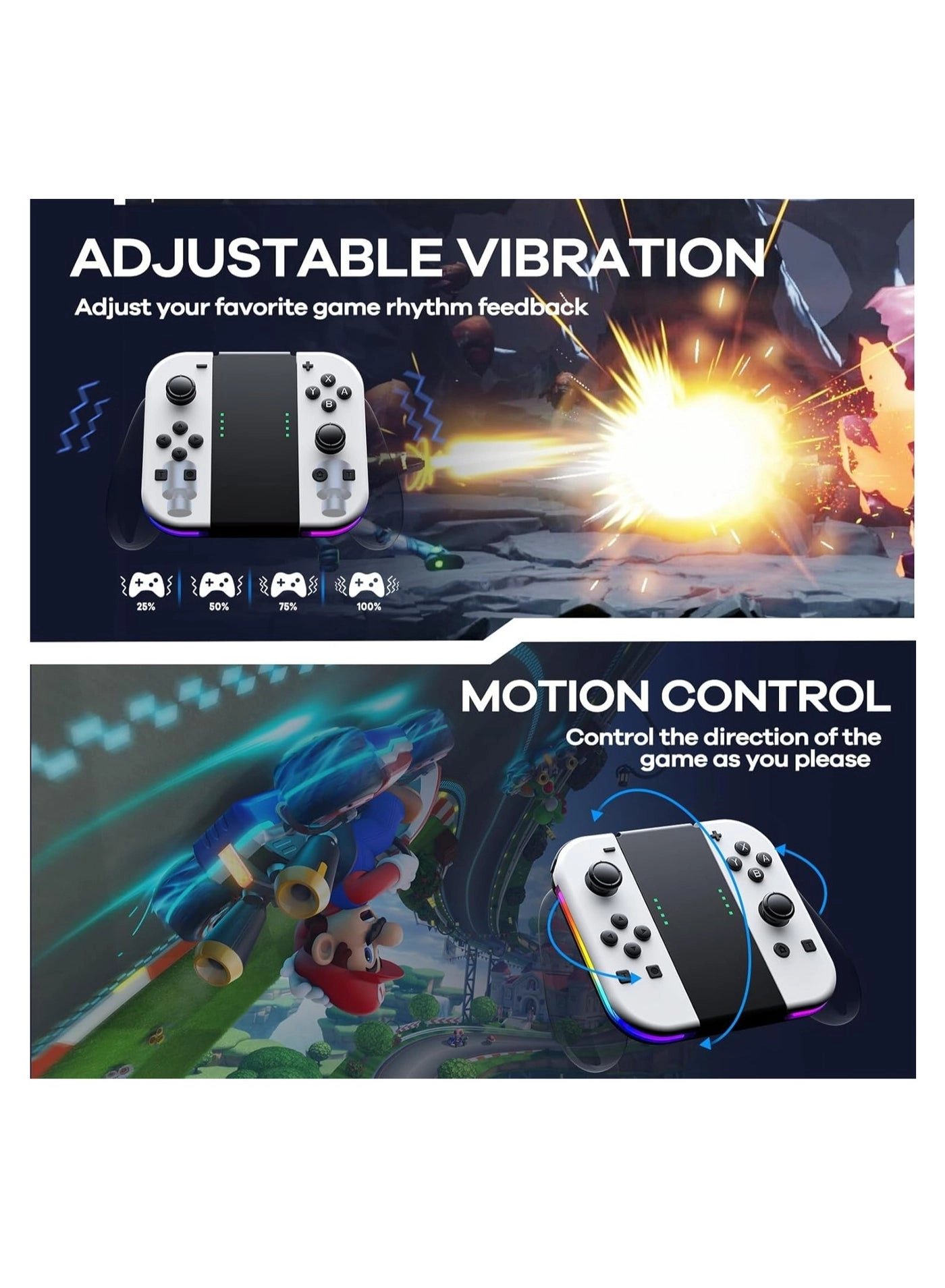 JOY-04 - Blue & Green Nintendo Switch