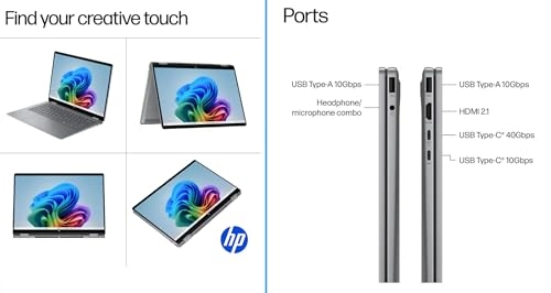 OmniBook X Flip - 14'' Ryzen AI 7 24GB DDR5 1TB SSD