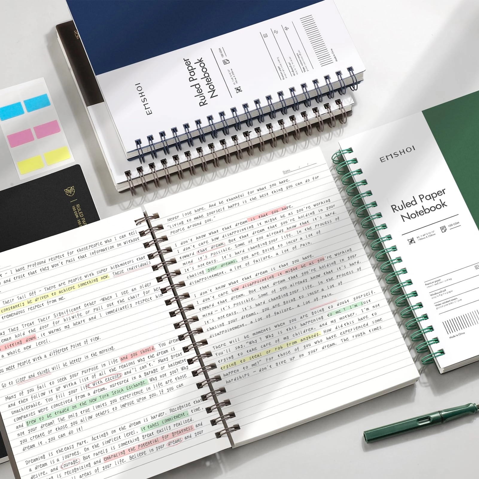 Notebook B5 Spiral - Lined 150 Sheets