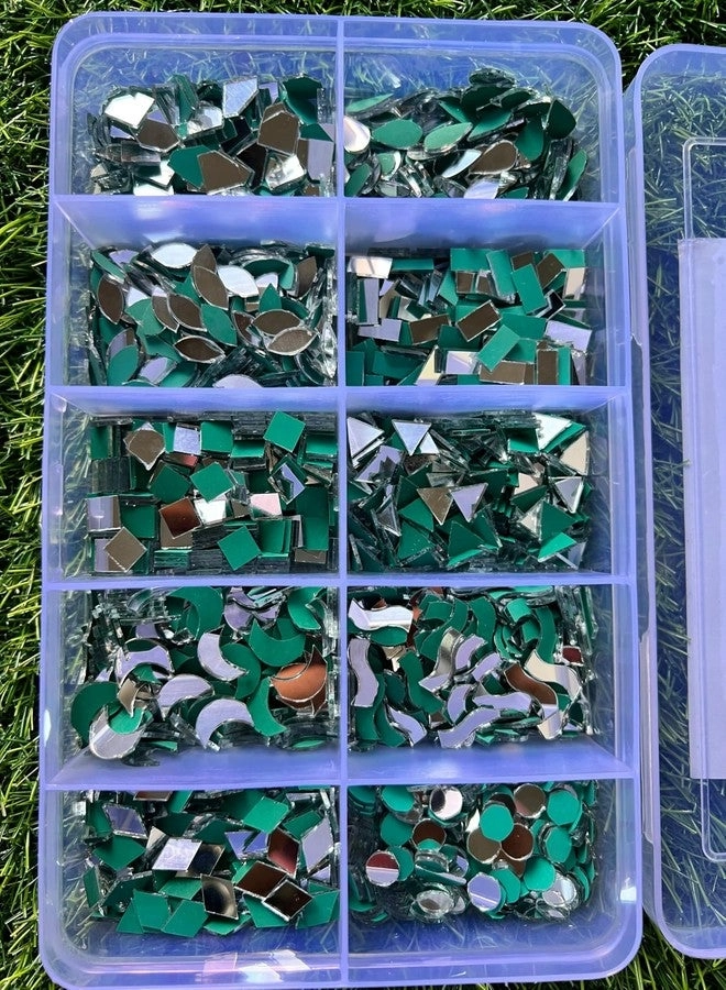 Mosaic Glass Pieces - Lippan, Mandala Art 1800 Pieces