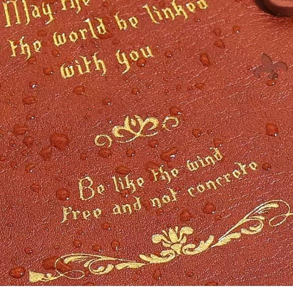 Mini Transparent Binder Spiral Diary Notebook