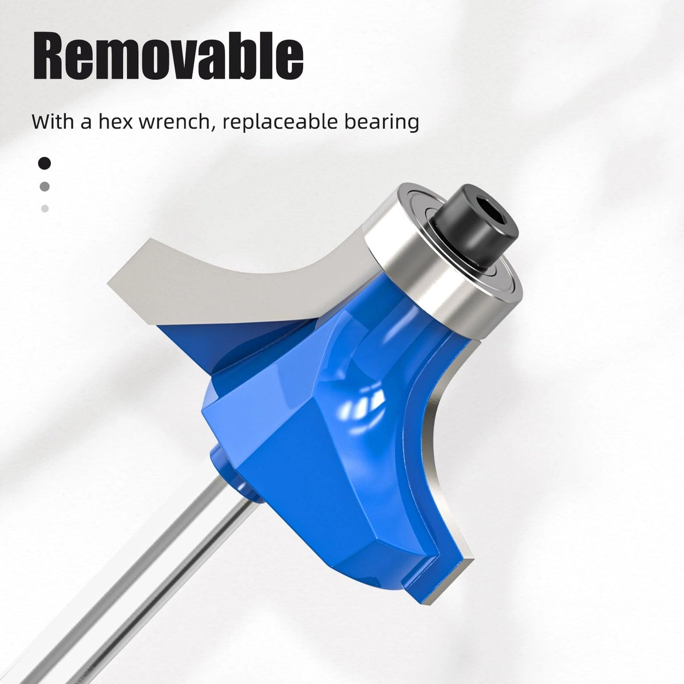 Roundover Edging Router Bit Set - 1/4"" Inch Shanks 7Pcs