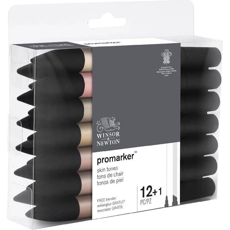 Winsor & Newton ProMarker Skin Tones - Assorted Color Twin Tip