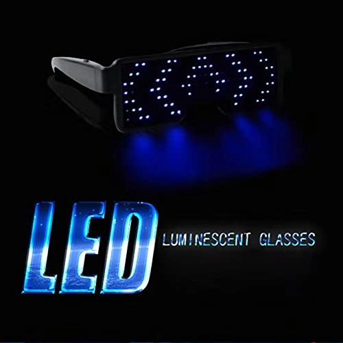 LED Light Glasses - USB Chargeable White