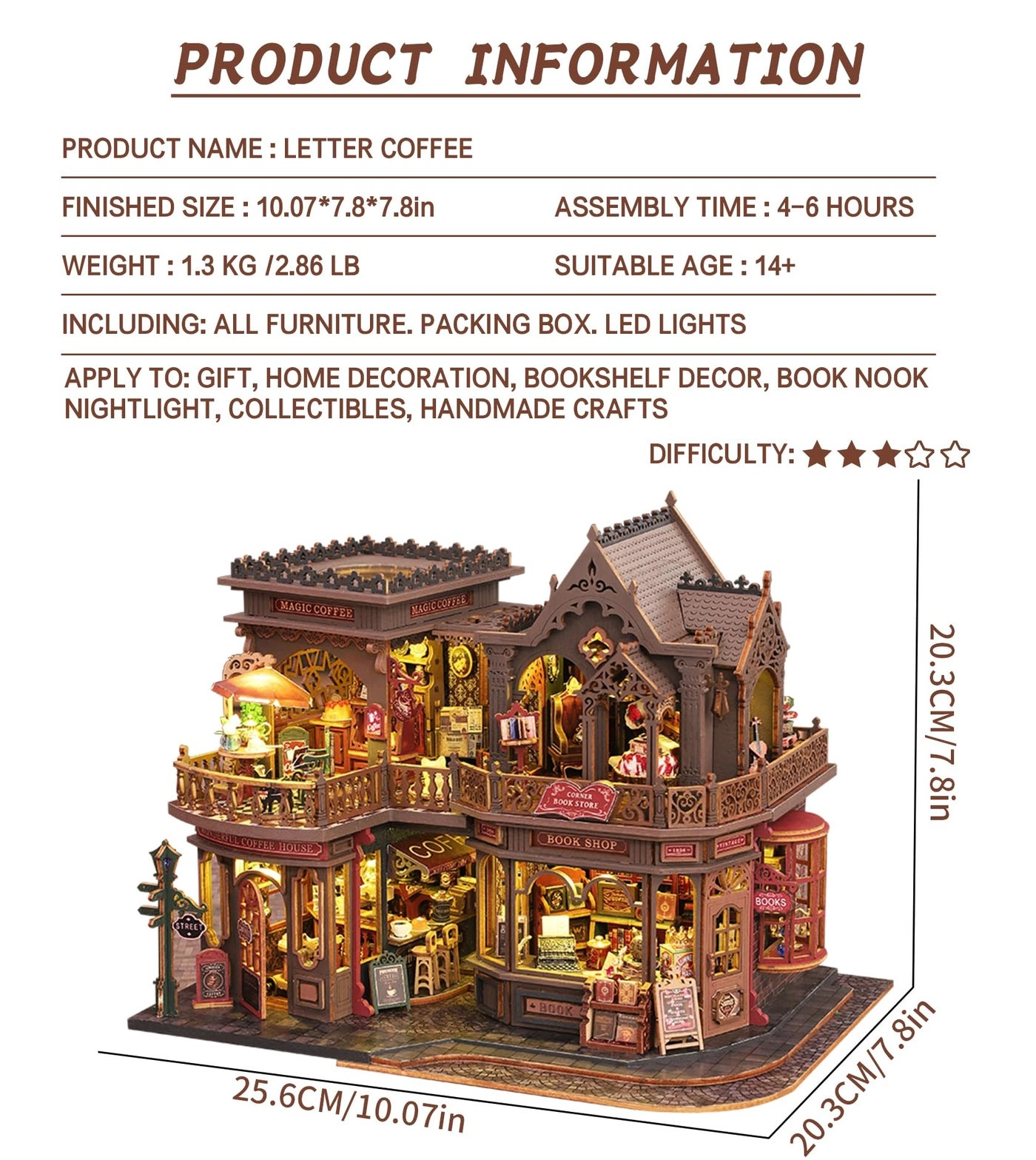DIY Miniature Dollhouse Kit - 124 scale