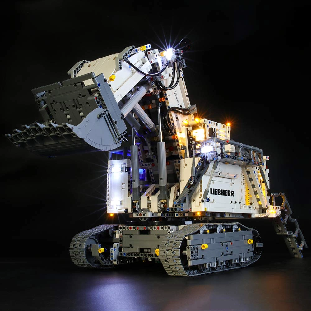 Led Lighting Kit for LEGO Technic Liebherr R 9800 - Compatible with LEGO 42100 Multicolor