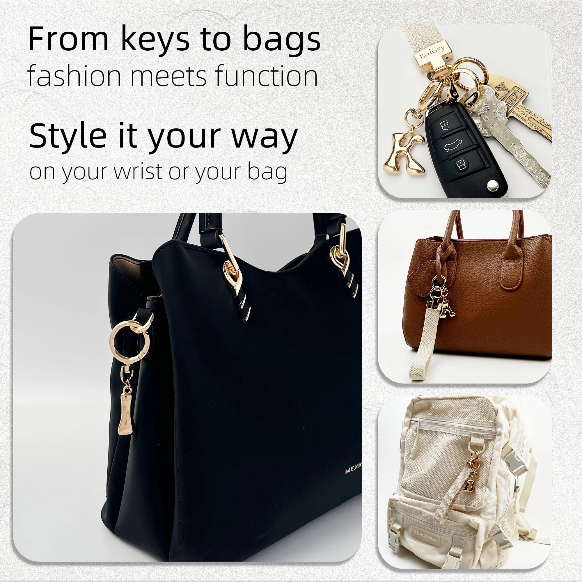 Initial Keychain - Letter