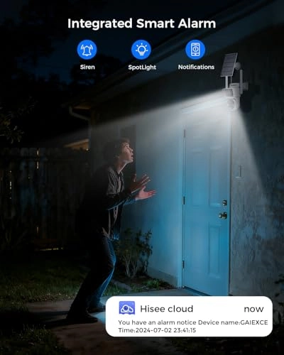 Solar Security Cameras System