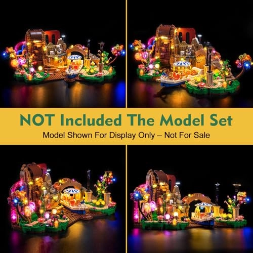 Light kit for LEGO Willy Wonka & The Chocolate Factory 21360 - Plastic 1 less than 5V