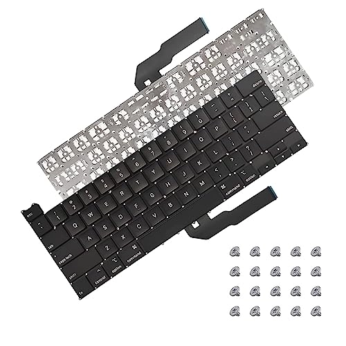 Keyboard - US English + Flex Cable + Keyboard Screws - 20x