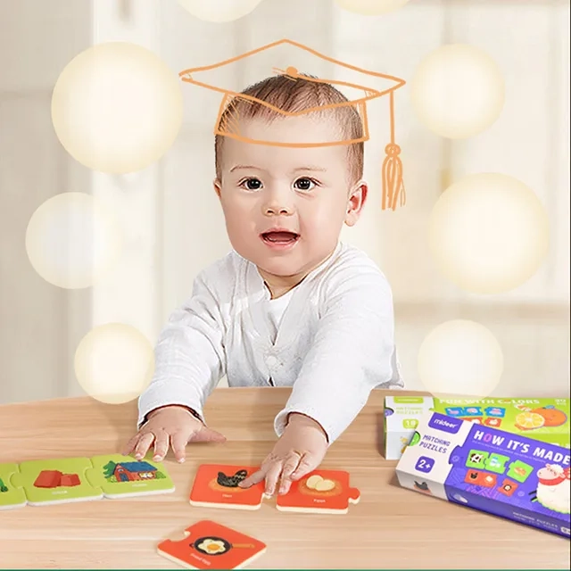 How Its Made Matching Puzzle - 18 Months 30 pieces