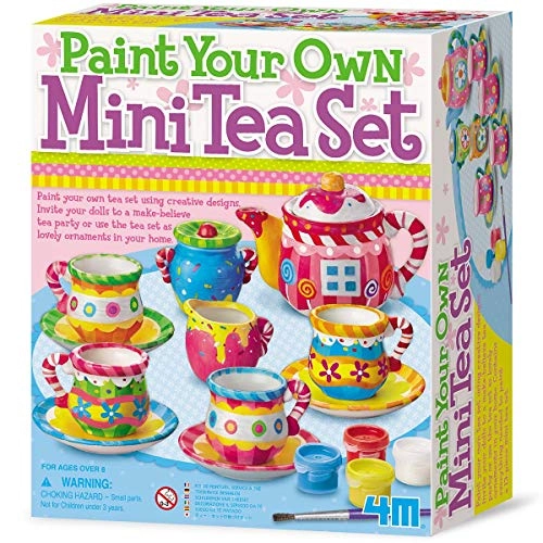 Paint Your Own Mini Tea Set - 13-piece