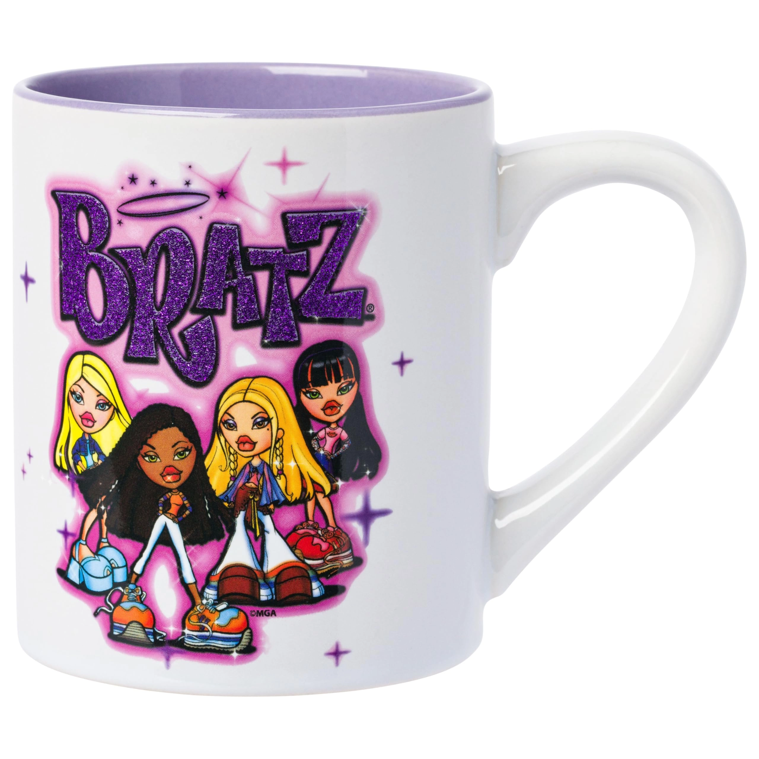 Silver Buffalo Bratz Ceramic Mug - Glitter