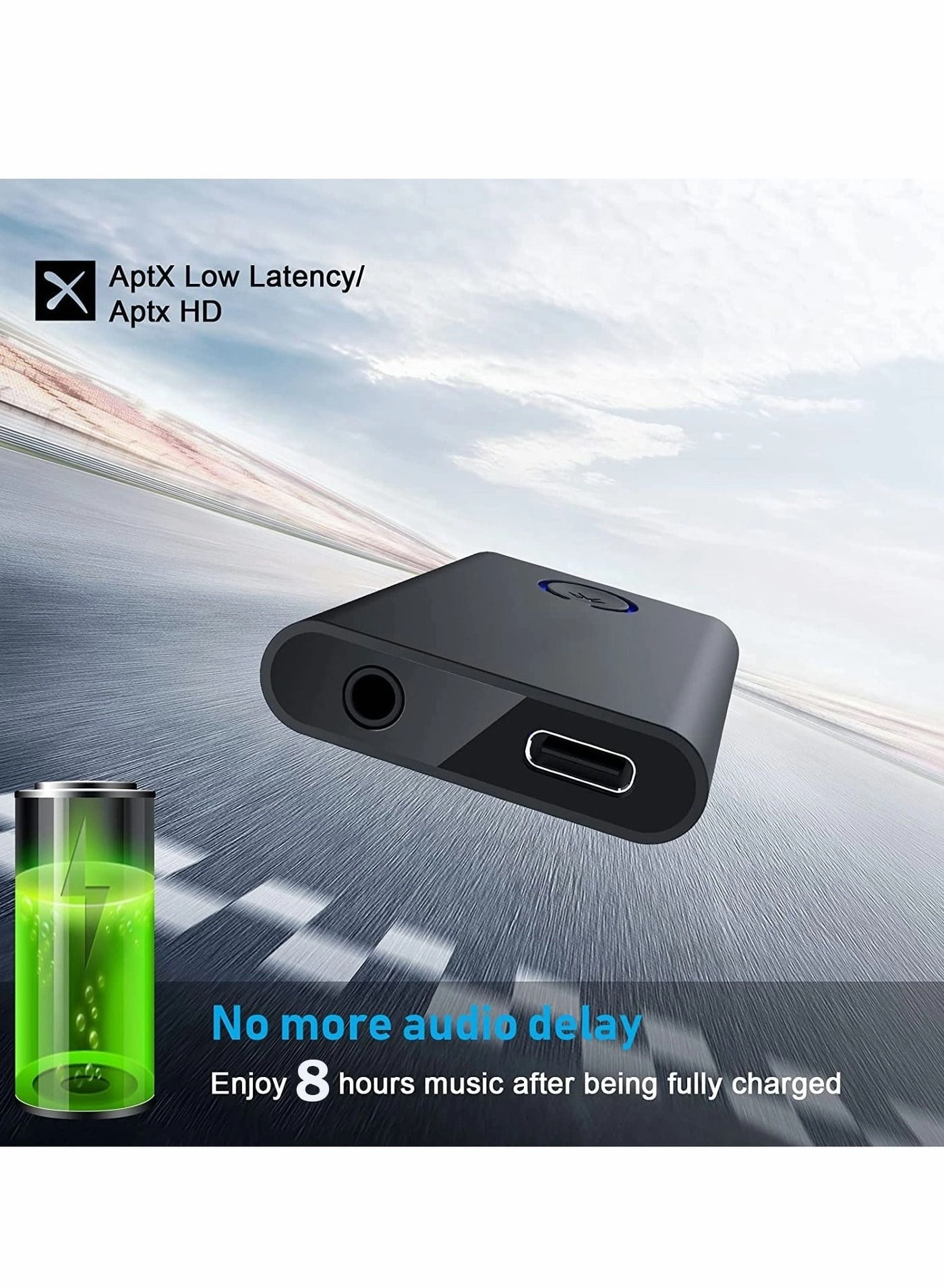 Bluetooth Aux Adapter - Bluetooth 5.0 3.5mm USB charging