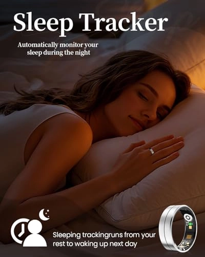 FT Ring - Fitness Health Tracker Sleep Monitoring IP68 Waterproof