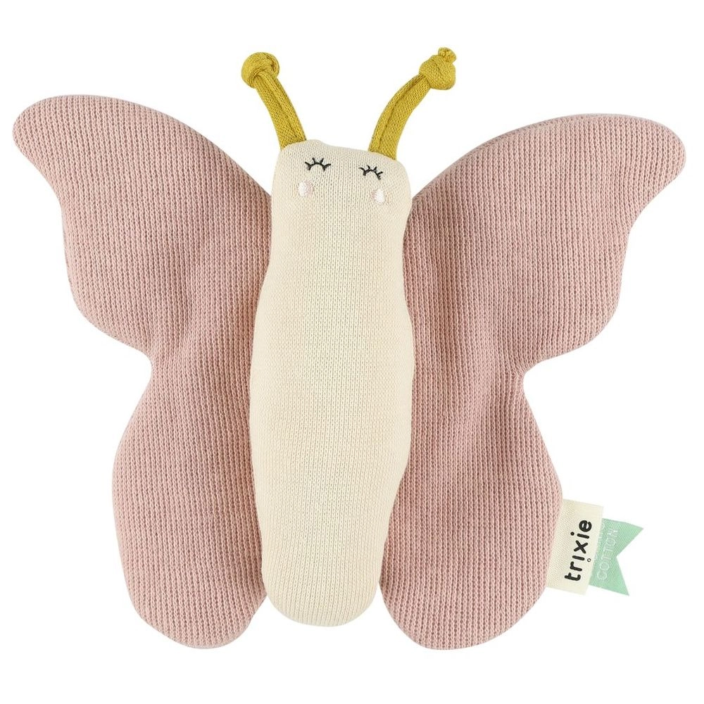 TRIXIE Squeaker Butterfly - 0 month organic cotton