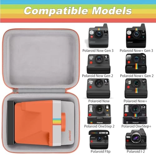 Hard Travel Case - Polaroid I-2, Now+ 2nd Generation I-Type, Originals Now+, OneStep 2, OneStep+ Instant Film Camera