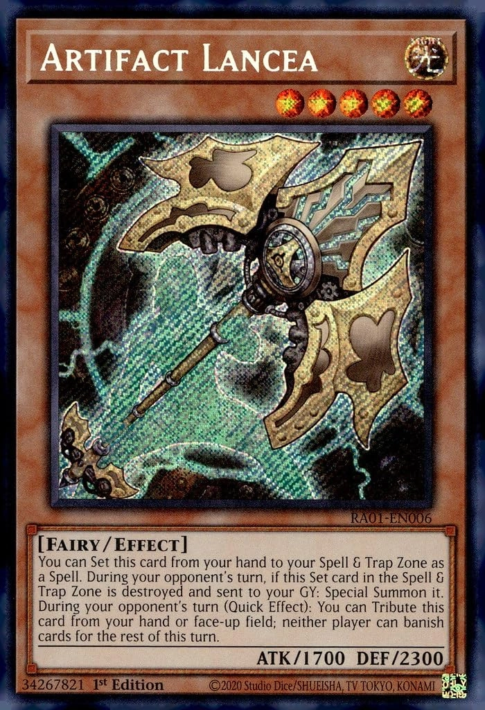 Yu-Gi-Oh! Artifact Lancea RA01-EN006 - 1st Edition