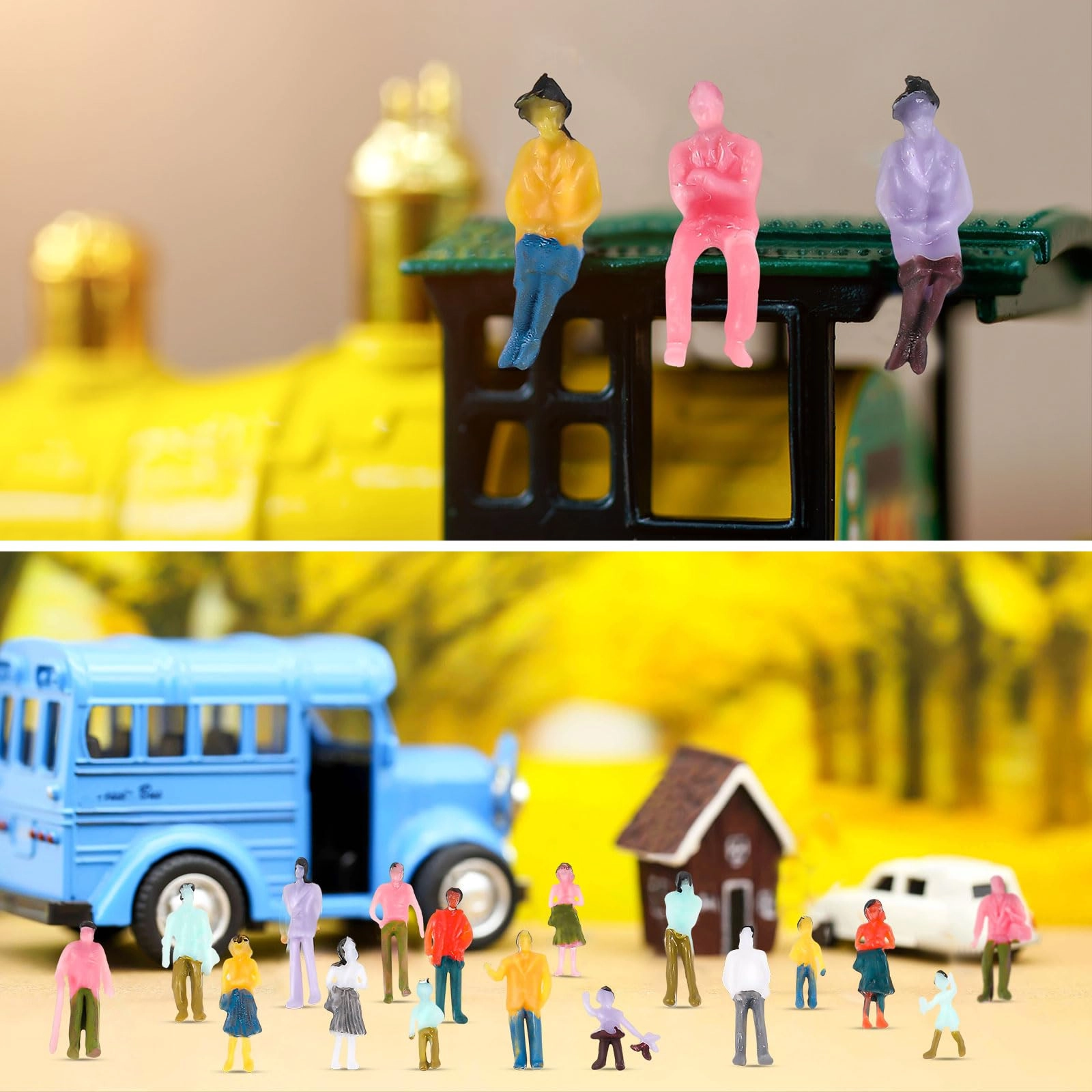 Mini People Figurines - 200 1:150 Scale