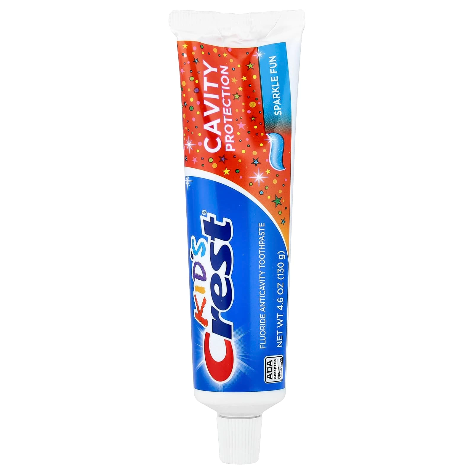 Cavity Protection Fluoride Sparkle Fun Toothpaste Kids 130 g