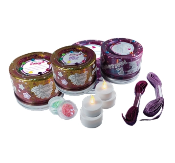 Light Jars DIY Kit - 19 Pcs