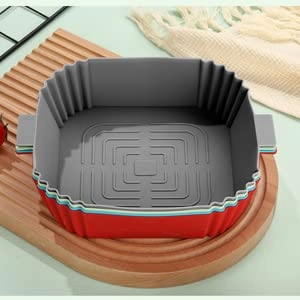 Air Fryer Silicone Pot - Aluminium, Plastic 2 x