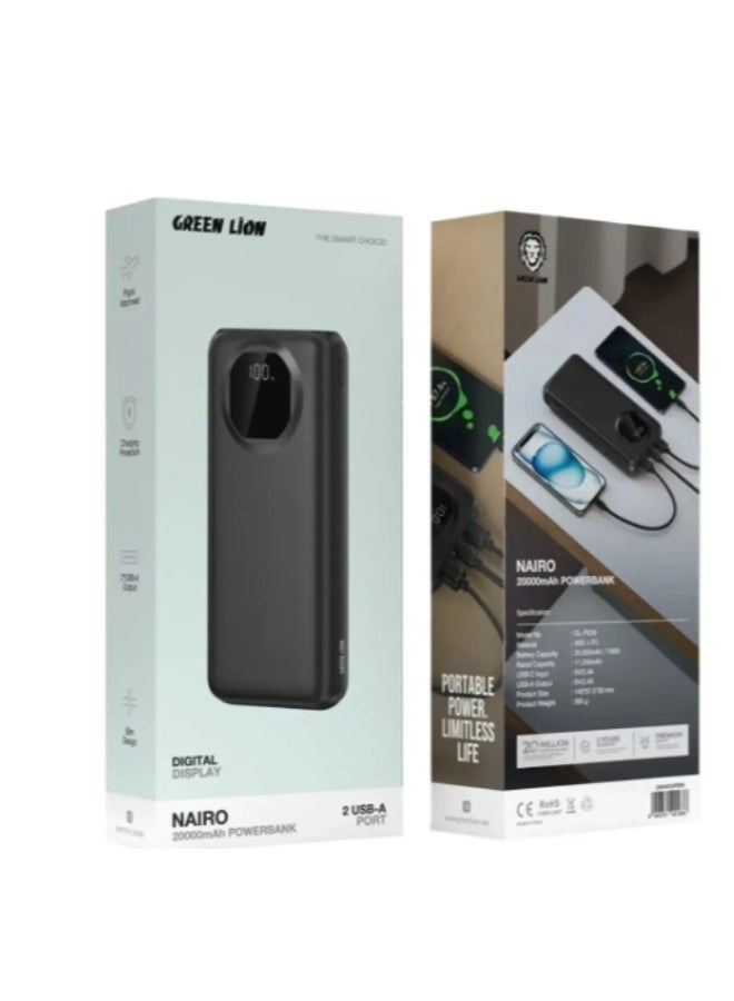 GL-PX38 - 20000mAh Fast-Charging 2 USB-A Port