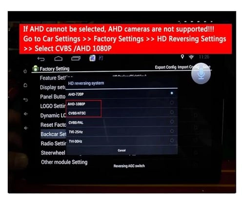 Brake Light Reverse Camera - Night vision Wire